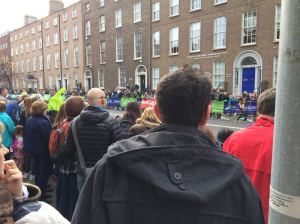 The first runner I saw and clapped for that day.